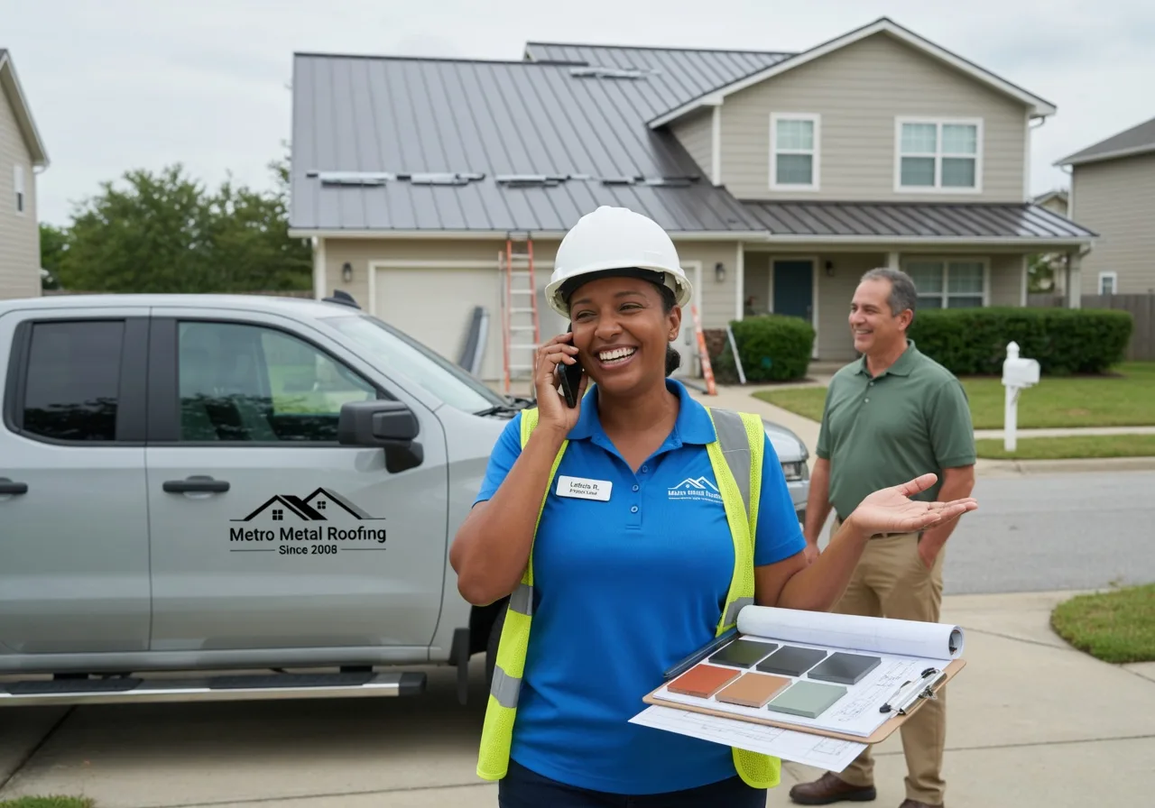 Storm Damage Metal Roof Repair in Manchester, OK